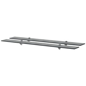 Floating shelves 2 units glass 8 mm 100x20 cm by vidaXL, Shelves and shelves - Ref: Foro24-3051533, Price: 52,44 €, Discount: %