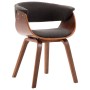 Dining chairs 2 units curved wood and gray fabric by vidaXL, dining chairs - Ref: Foro24-278727, Price: 328,65 €, Discount: %