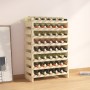 Solid pine wood bottle rack 65 x 29 x 90 cm by vidaXL, Wine racks - Ref: Foro24-327359, Price: 66,89 €, Discount: %