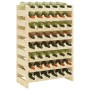 Solid pine wood bottle rack 65 x 29 x 90 cm by vidaXL, Wine racks - Ref: Foro24-327359, Price: 66,89 €, Discount: %