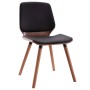 Dining chairs 4 units black synthetic leather by vidaXL, dining chairs - Ref: Foro24-3054802, Price: 484,75 €, Discount: %