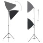 Fotostudio-Set mit Softbox-Lichtern und Hintergrund von vidaXL, Blitze und Studiobeleuchtung - Ref: Foro24-3055055, Preis: 14...