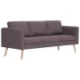 Conjunto de sofás 2 piezas tela gris taupe de vidaXL, Sofás - Ref: Foro24-276858, Precio: 609,91 €, Descuento: %