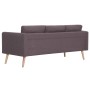 Conjunto de sofás 2 piezas tela gris taupe de vidaXL, Sofás - Ref: Foro24-276858, Precio: 609,91 €, Descuento: %