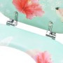 Toilet seats with lid 2 units MDF flamingo design by vidaXL, Toilet and bidet seats - Ref: Foro24-3056405, Price: 65,09 €, Di...