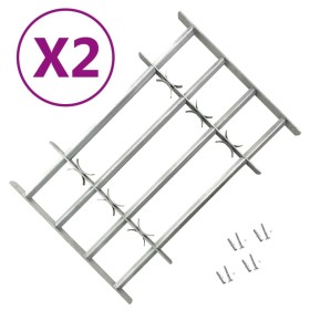 Adjustable window security bars 2 pcs 1000-1500 mm by vidaXL, Windows - Ref: Foro24-3057510, Price: 141,34 €, Discount: %