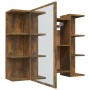 Smoked oak wood bathroom mirror cabinet 80x20.5x64 cm by vidaXL, bathroom vanities - Ref: Foro24-815522, Price: 80,74 €, Disc...