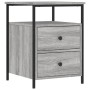 Mesitas noche 2 uds madera ingeniería gris Sonoma 44x45x60 cm de vidaXL, Mesitas de noche - Ref: Foro24-826010, Precio: 105,9...