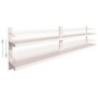 Floating shelves 2 levels 2 units stainless steel 300x30cm by vidaXL, Shelves and shelves - Ref: Foro24-3055901, Price: 243,5...