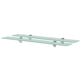 Floating shelves 2 units glass 8 mm 70x20 cm by vidaXL, Shelves and shelves - Ref: Foro24-3051522, Price: 43,32 €, Discount: %