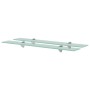 Floating shelves 2 units glass 8 mm 70x20 cm by vidaXL, Shelves and shelves - Ref: Foro24-3051522, Price: 43,94 €, Discount: %