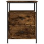 Bedside tables 2 units smoked oak engineered wood 44x45x60 cm by vidaXL, Nightstands - Ref: Foro24-826008, Price: 92,65 €, Di...