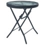 3-piece black steel bistro table and chairs by vidaXL, Garden sets - Ref: Foro24-3054572, Price: 119,99 €, Discount: %