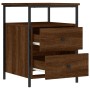 Nightstands 2 pcs engineered wood brown oak 44x45x60 cm by vidaXL, Nightstands - Ref: Foro24-826012, Price: 101,01 €, Discoun...