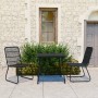 3-teiliges Garten-Essset aus synthetischem Rattan und Glas von vidaXL, Gartensets - Ref: Foro24-3060243, Preis: 319,92 €, Rab...