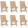 Garden dining set 7 pieces solid teak wood by vidaXL, Garden sets - Ref: Foro24-3059552, Price: 654,03 €, Discount: %