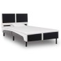 Bett mit schwarz-weißer Kunstledermatratze 90x200 cm von vidaXL, Betten und Lattenroste - Ref: Foro24-277530, Preis: 233,99 €...