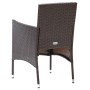 Garden furniture 5 pieces synthetic rattan and brown glass by vidaXL, Garden sets - Ref: Foro24-3058321, Price: 379,27 €, Dis...