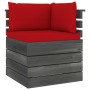 Garden pallet furniture 6 pieces cushions solid pine wood by vidaXL, Garden sets - Ref: Foro24-3061893, Price: 584,25 €, Disc...