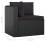 7-piece garden furniture set and black synthetic rattan cushions by vidaXL, Garden sets - Ref: Foro24-3059501, Price: 808,47 ...