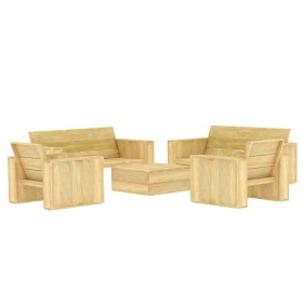 Gartenmöbel-Set 5-teilig aus imprägniertem Kiefernholz von vidaXL, Gartensets - Ref: Foro24-3053200, Preis: 728,04 €, Rabatt: %