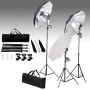 Photography studio kit with lighting set and background by vidaXL, Flashes and studio lighting - Ref: Foro24-3055124, Price: ...