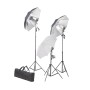 Photography studio kit with lighting set and background by vidaXL, Flashes and studio lighting - Ref: Foro24-3055124, Price: ...