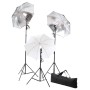 Photography studio kit with lighting set and background by vidaXL, Flashes and studio lighting - Ref: Foro24-3055124, Price: ...