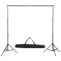 Photography studio kit with lighting set and background by vidaXL, Flashes and studio lighting - Ref: Foro24-3055124, Price: ...