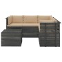 Pallet furniture for garden 6 pcs solid pine wood cushions by vidaXL, Garden sets - Ref: Foro24-3061950, Price: 616,99 €, Dis...