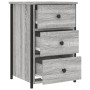 Mesitas noche 2 uds madera ingeniería gris Sonoma 40x36x60 cm de vidaXL, Mesitas de noche - Ref: Foro24-826000, Precio: 117,8...