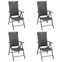 5-piece black garden dining set by vidaXL, Garden sets - Ref: Foro24-3060047, Price: 389,56 €, Discount: %