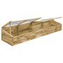 Invernadero de madera de pino impregnada 2 uds 200x50x35 cm de vidaXL, Invernaderos - Ref: Foro24-3055328, Precio: 253,10 €, ...