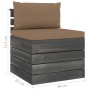 Pallet furniture for garden 7 pcs solid pine wood cushions by vidaXL, Garden sets - Ref: Foro24-3061967, Price: 676,96 €, Dis...