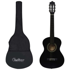 Einsteiger- und Kinder-Konzertgitarre mit schwarzem Koffer 1/2 34" von vidaXL, Gitarren - Ref: Foro24-3055604, Preis: 68,68 €...