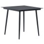 Set de comedor de jardín de 5 piezas PVC ratán negro de vidaXL, Conjuntos de jardín - Ref: Foro24-3060113, Precio: 349,96 €, ...