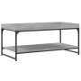 Mesa de centro madera de ingeniería gris Sonoma 100x49x45 cm de vidaXL, Mesas de centro - Ref: Foro24-832806, Precio: 50,87 €...