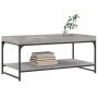 Mesa de centro madera de ingeniería gris Sonoma 100x49x45 cm de vidaXL, Mesas de centro - Ref: Foro24-832806, Precio: 50,87 €...