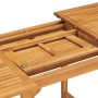 Garden dining set 5 pieces solid teak wood by vidaXL, Garden sets - Ref: Foro24-3059599, Price: 641,65 €, Discount: %