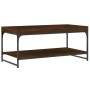 Mesa de centro madera de ingeniería marrón roble 100x49x45 cm de vidaXL, Mesas de centro - Ref: Foro24-832807, Precio: 37,62 ...