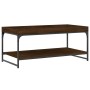 Mesa de centro madera de ingeniería marrón roble 100x49x45 cm de vidaXL, Mesas de centro - Ref: Foro24-832807, Precio: 37,62 ...