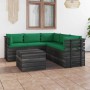 Gartenpalettenmöbel 6 Stück Kissen aus massivem Kiefernholz von vidaXL, Gartensets - Ref: Foro24-3061904, Preis: 527,12 €, Ra...