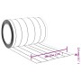 Vorhangstreifen für Türen, transparentes PVC, 300 x 2,6 mm, 25 m von vidaXL, Vorhänge und Gardinen - Ref: Foro24-153864, Prei...