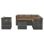 Garden pallet furniture 7 pieces cushions solid pine wood by vidaXL, Garden sets - Ref: Foro24-3061919, Price: 687,99 €, Disc...