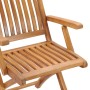 Garden chairs 2 pcs teak wood with red checkered cushions by vidaXL, Garden chairs - Ref: Foro24-3062419, Price: 207,35 €, Di...