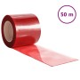 Curtain strip for PVC doors, red, 200x1.6 mm, 50 m by vidaXL, Curtains and curtains - Ref: Foro24-153867, Price: 121,30 €, Di...