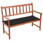 Garden bench with cushion solid acacia wood 120 cm by vidaXL, garden benches - Ref: Foro24-3063775, Price: 174,59 €, Discount: %