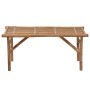 Folding garden bench with bamboo cushion 118 cm by vidaXL, garden benches - Ref: Foro24-3063849, Price: 77,20 €, Discount: %