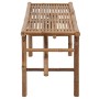 Folding garden bench with bamboo cushion 118 cm by vidaXL, garden benches - Ref: Foro24-3063867, Price: 81,89 €, Discount: %