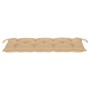 Folding garden bench with bamboo cushion 118 cm by vidaXL, garden benches - Ref: Foro24-3063867, Price: 81,89 €, Discount: %